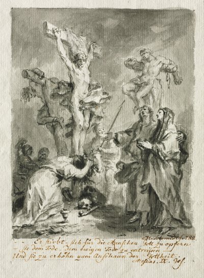 The Crucifixion by Martin Johann Schmidt