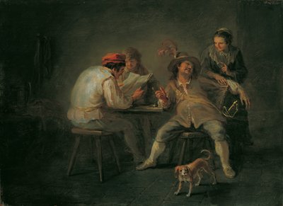 Tavern Scene by Martin Johann Schmidt