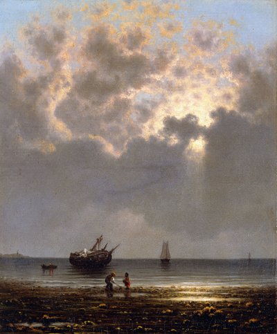 Sun Breaking through the Clouds by Martin Johnson Heade