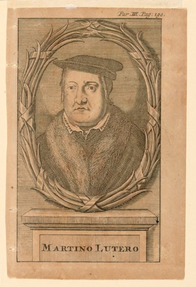 Portrait of Martin Luther (1483-1546) by Martin Luther