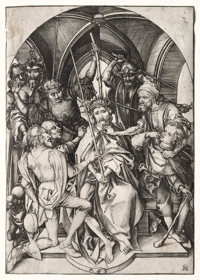 Christ Crowned with Thorns by Martin Schongauer