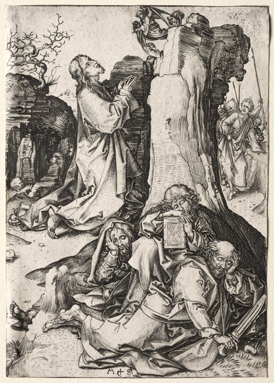 Christ on the Mount of Olives by Martin Schongauer