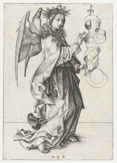 The Angel Gabriel by Martin Schongauer