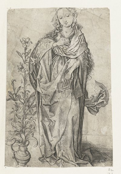 The Virgin Mary (Annunciation) by Martin Schongauer