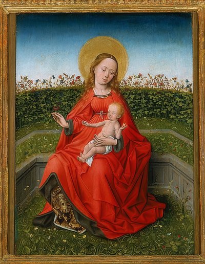 Madonna in the Rose Garden by Martin Schongauer