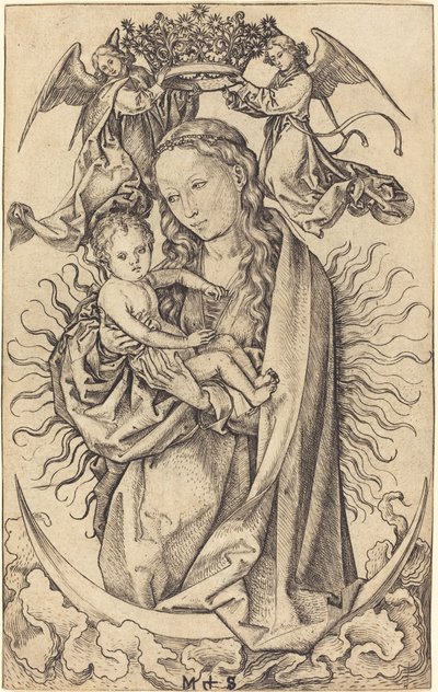 Madonna on the Crescent by Martin Schongauer