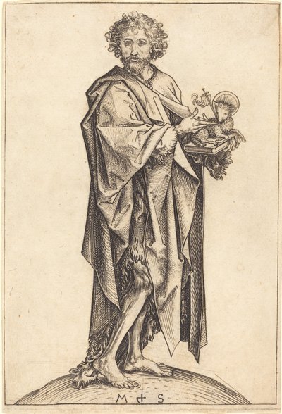 Saint John the Baptist by Martin Schongauer