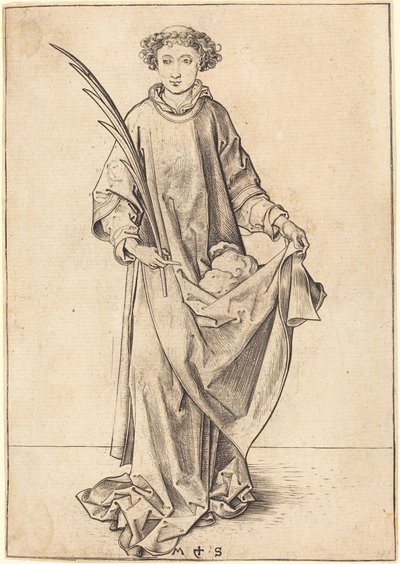 Saint Stephen by Martin Schongauer