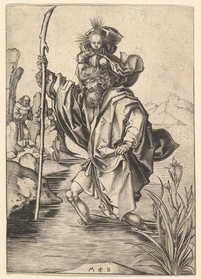St. Christopher by Martin Schongauer