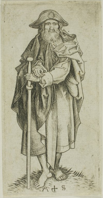 St. James Major, from Apostles by Martin Schongauer