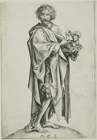 St. John the Baptist by Martin Schongauer
