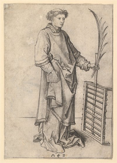 St. Lawrence by Martin Schongauer