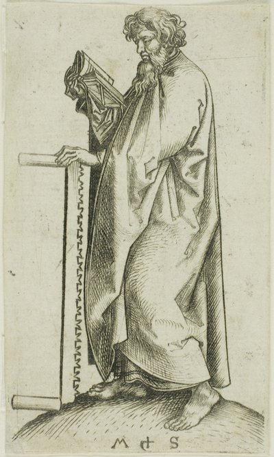 St. Simon, from Apostles by Martin Schongauer