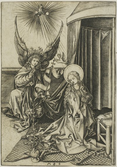The Annunciation by Martin Schongauer