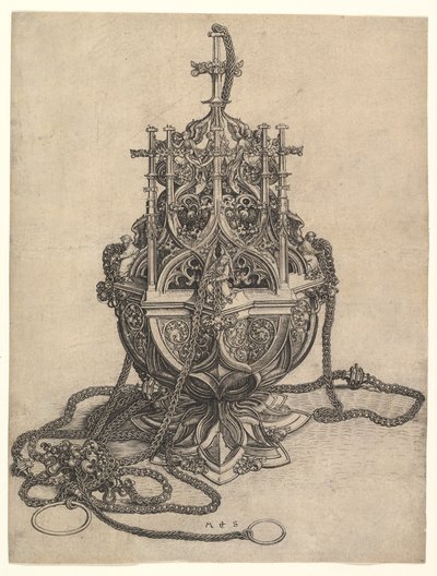 The Censer by Martin Schongauer