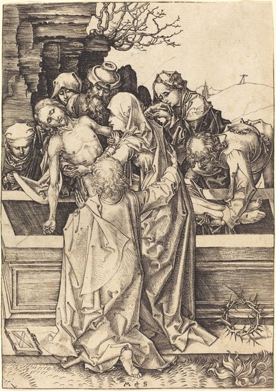 The Entombment by Martin Schongauer
