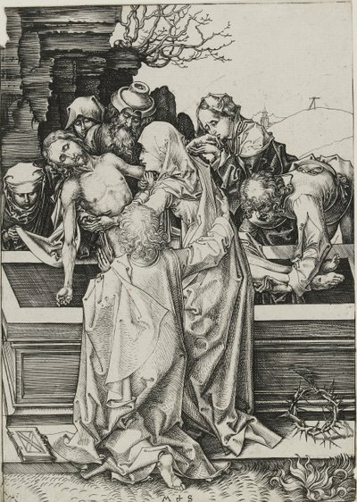 The Entombment by Martin Schongauer