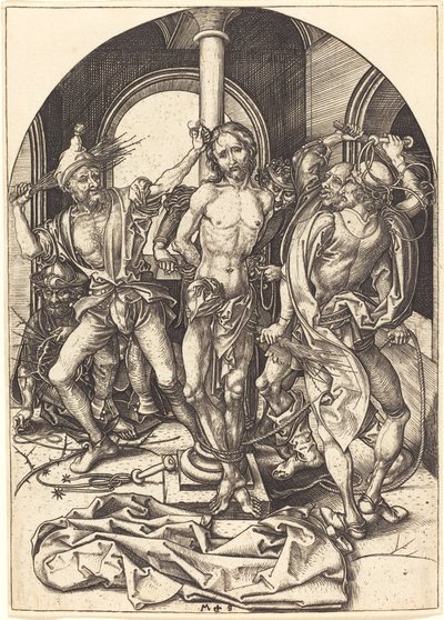 The Flagellation by Martin Schongauer