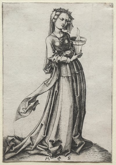 The Fourth Wise Virgin by Martin Schongauer