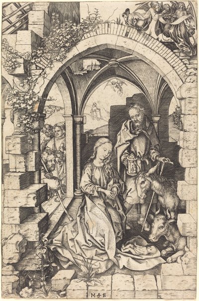 The Nativity by Martin Schongauer