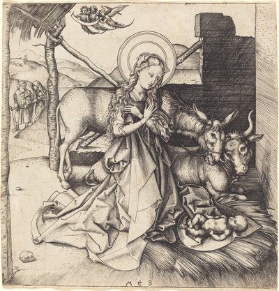 The Nativity by Martin Schongauer