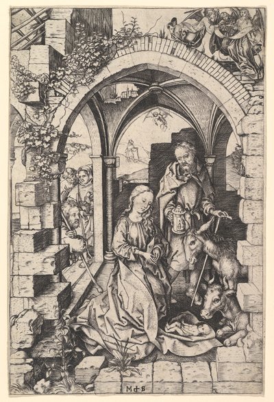 The Nativity by Martin Schongauer