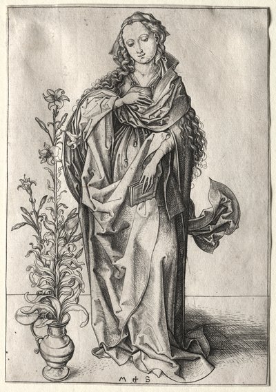 The Virgin of the Annunciation by Martin Schongauer