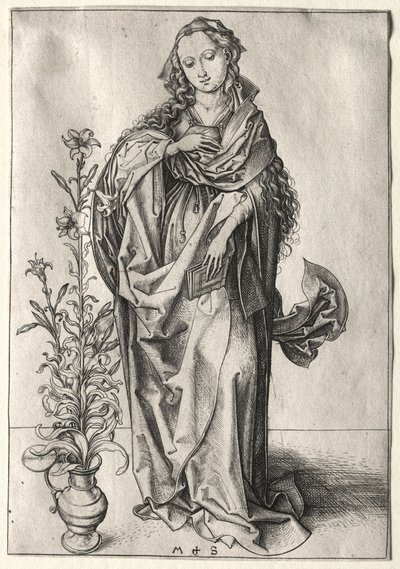 The Virgin of the Annunciation by Martin Schongauer