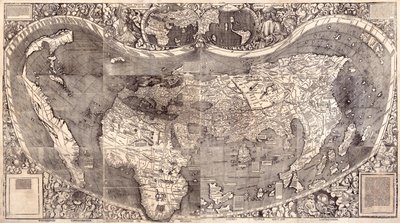 Map of the World by Martin Waldseemuller