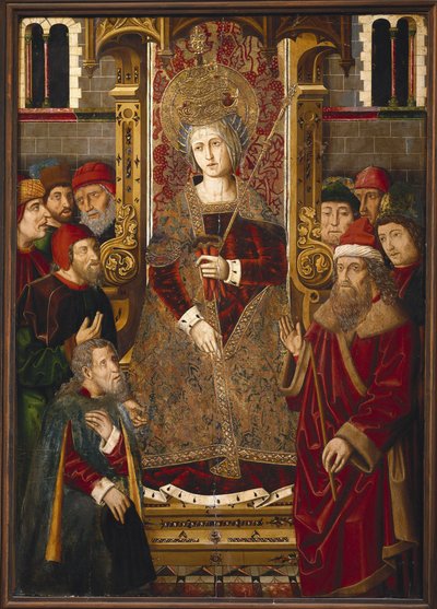 Saint Helena by Martin & Ximenez Miguel (fl.1466 1505) Bernat