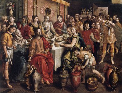The Marriage at Cana by Maarten de Vos