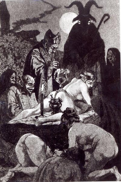 A Black Mass, 1911 by Martin van Maele