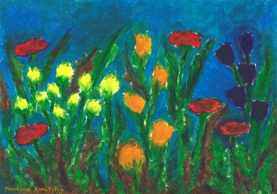 Flower Meadow in Summer by Martina Konitzky