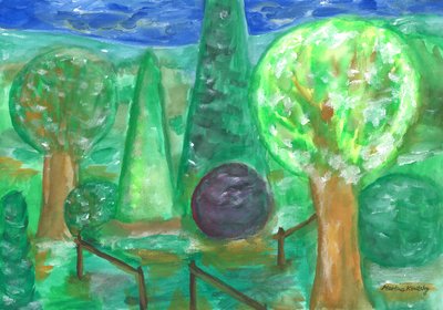 The Garden after the Rain by Martina Konitzky
