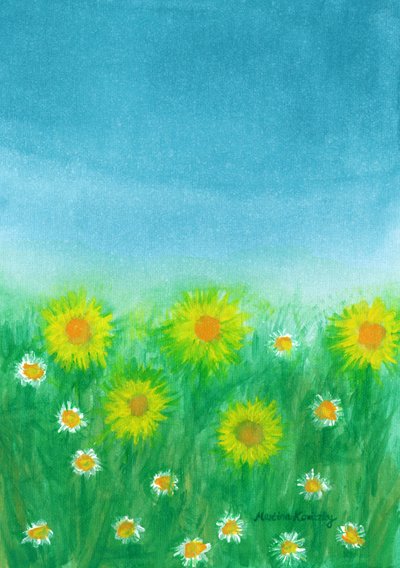 The Spring Meadow by Martina Konitzky