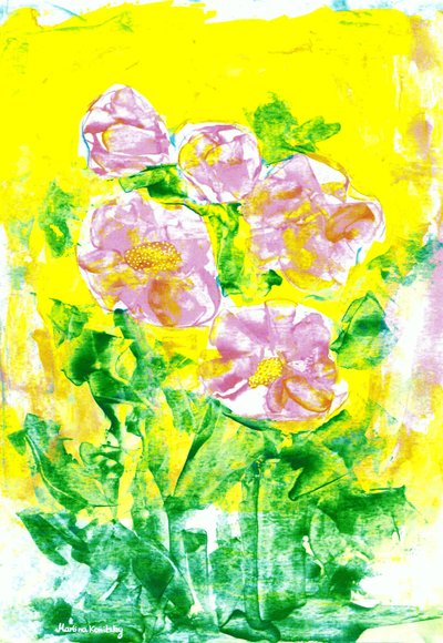 The Roses in Spring by Martina Konitzky