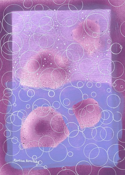 Silver Circles by Martina Konitzky