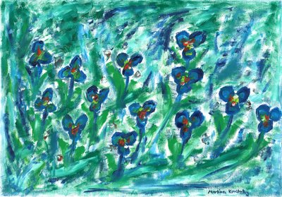 Violet Meadow by Martina Konitzky