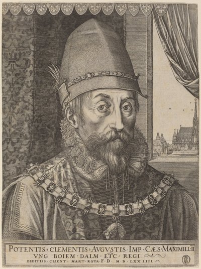 Emperor Maximillian II by Martino Rota