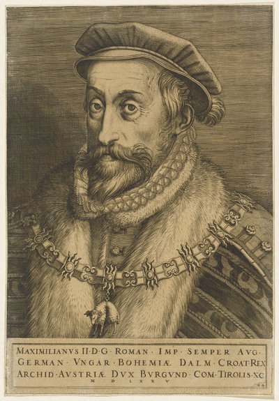 Maximilian II, Roman Emperor by Martino Rota