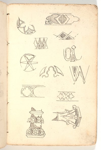 Architectural Ornaments by Martinus Rørbye