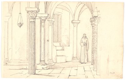 Crypt of the Cathedral, Otranto by Martinus Rørbye