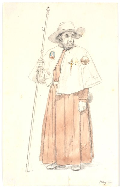 A Pilgrim by Martinus Rørbye