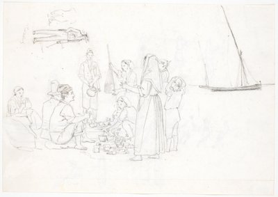 Studies of Folk Life by Martinus Rørbye
