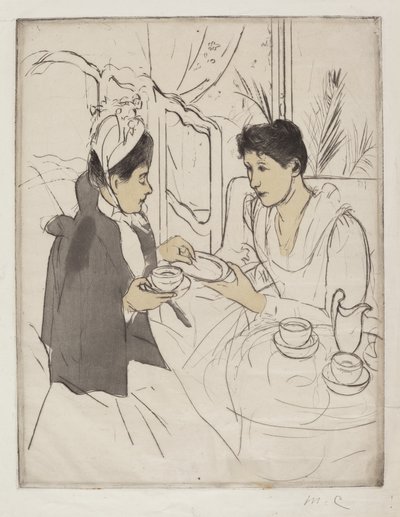 Afternoon Tea Party by Mary Cassatt