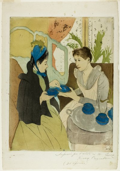 Afternoon Tea Party by Mary Cassatt