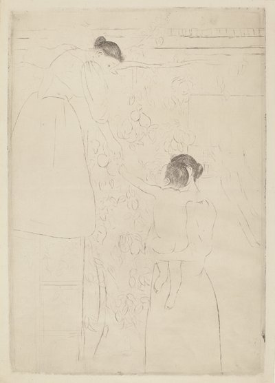 Gathering Fruit by Mary Cassatt