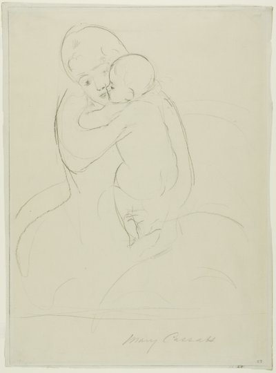 Maternal Caress by Mary Cassatt