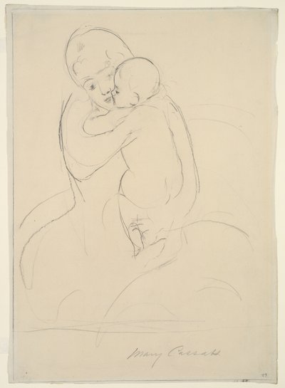 Maternal Caress by Mary Cassatt