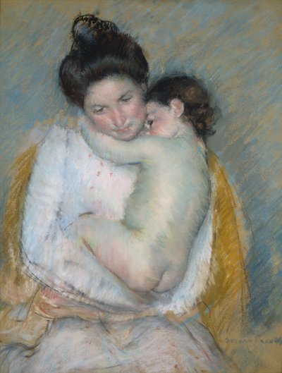 Sleepy Nicolle by Mary Cassatt